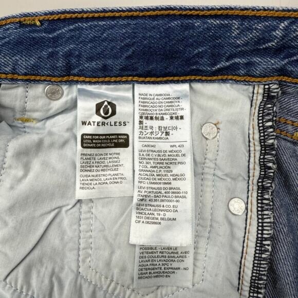 Levi's Ribcage Straight Ankle Jean In After Love Women's Size 27 - Picture 7 of 8